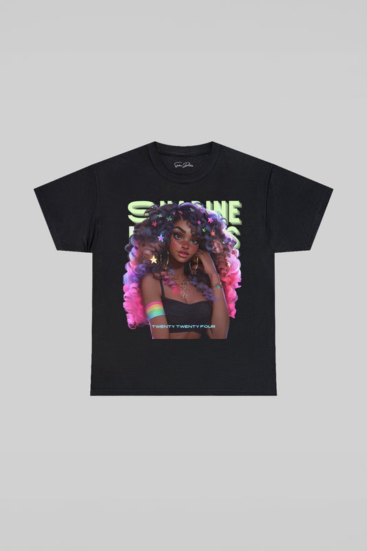 Rainbow Curls Cutie T-Shirt