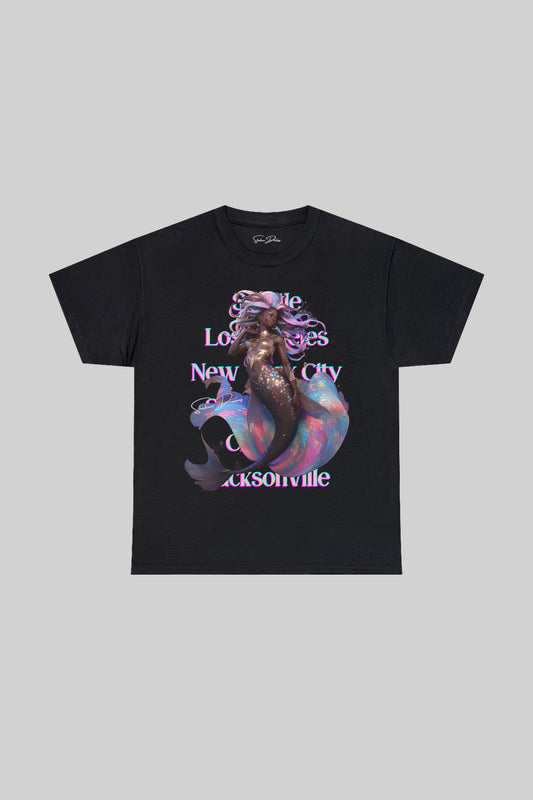 Pink Mermaid Band T-Shirt